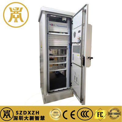 19 дюймовый наружный телекоммуникационный кабинет 42U IP55 наружный корпус с энергораспределительным блоком и батареей