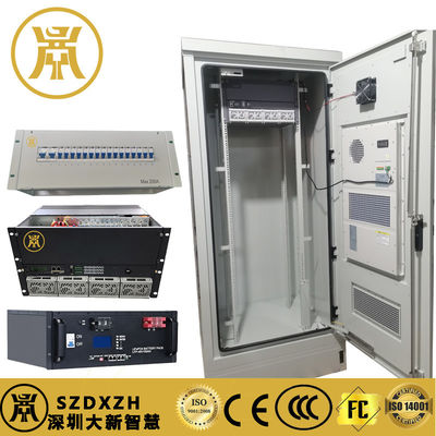 Интегрированный IP55 Внешний шкаф 20U - 40U Электрораспределительный корпус для телекоммуникационной промышленности
